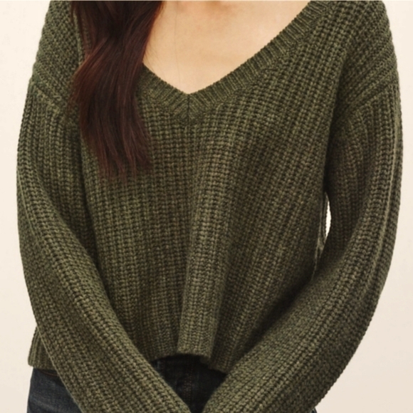 Double Zero Sweaters - Double  Zero-Cozy knit Oversized drop shoulder sweater